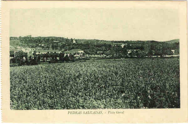 SN - PEDRAS SALGADAS - Vista Geral - Editor n�o indicado - SD - Dim 9,3x14,2 cm - Col. Jaime da Silva (Circulado em 1923).