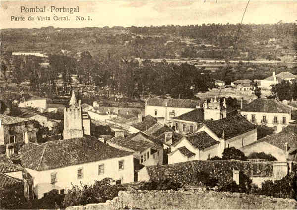 N� 11 - Pombal.Vistal parcial - 1� Ed. Associa��o de Defesa do Patrim�nio Cultural de Pombal - C�mara de Pombal - SD - Dim. 103x146 mm - Col. �nio Semedo