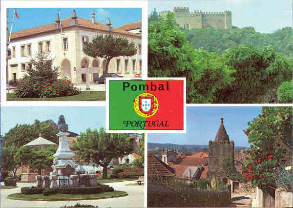 N� 2654 - Pombal. Portugal - Centro da vila - Ed. RAN Lx. - SD - Dim. 106x149 mm - Col. �nio Semedo