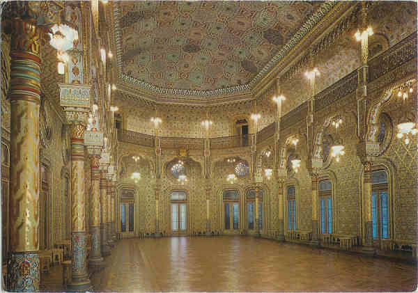 N� 371 - Porto. Sal�o �rabe do Pal�cio da Bolsa - Ed. Lifer - Foto Fisa - SD - Circulado na d�cada de 1970 - Dim. 14,9x10,4 cm - Col. M. Soares Lopes.