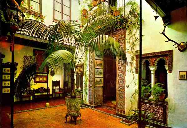 N.� 528 - Patio se�orial - Edi��o Beascoa - S/D - Dimens�es: 14,8x10,1 cm. - Col. HJCO (1980).