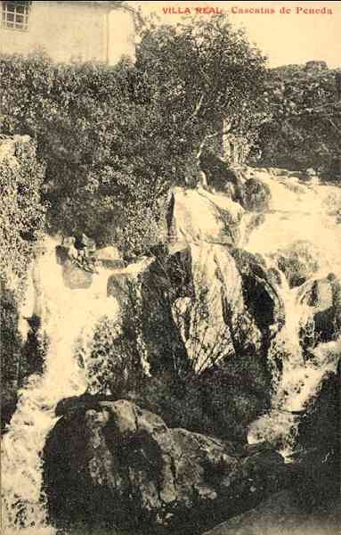 S/N - Villa Real-Cascatas de Peneda - Sem indica��o do editor - S/D - Dimens�es: 8,7x13,7 cm. - Col. Aur�lio Dinis Marta.