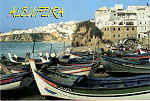 Ref� pp 676-crm -  PRAIA DOS PECADORES - ALBUFEIRA - S(D - Editor n�o referido - Dimens�es: 14,8x10 cm. - Col. M�rio F. Silva