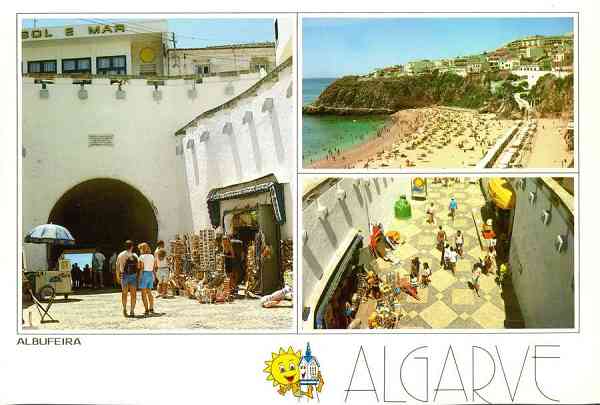 N� 6460 - Albufeira-Algarve - Edi��o Francisco M�s, Lda Amadora tel. (01)4961155 - S/D - Dimens�es: 15x10,1 cm - Col. Gra�a Maia