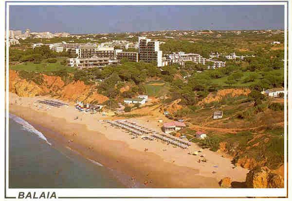 N.� 3386 - Balaia ALGARVE - Edi��o FOTO-VISTA, Ld� Algarve Tel. (082) 53324... - S/D - Dimens�es: 15x10,3 cm. - Col. Gra�a Maia