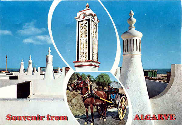N� 1447 - ALGARVE, Souvenir - Ed. Comer, Trav do Alecrim, Lisboa - SD - Dim. 14,9x10,4 cm. - Col- A. Monge da Silva.