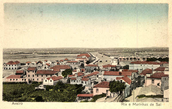 S/N - Aveiro. Ria e marinhas de sal - Edi��o de Souto Ratolha (sic) - S/D - Dimens�es: 13,8x8,9 cm. - Col. �nio Semedo