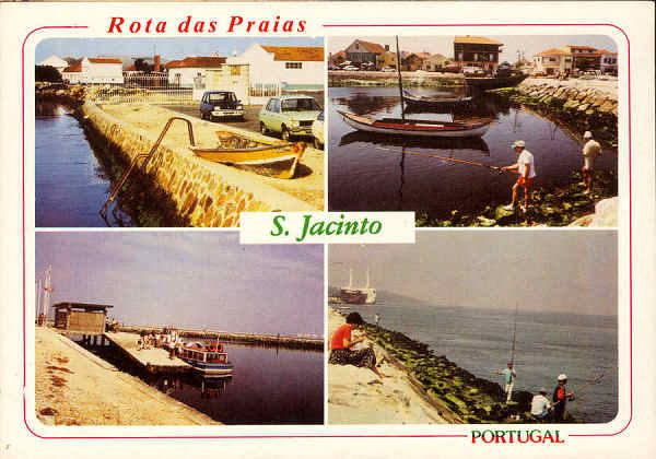 N.� 17 - AVEIRO Portugal Pormenores de S. Jacinto - Distribuidores Bruno da Rocha, Aveiro - S/D - Dimens�es: 15x10,5 cm. - Col. �nio Semedo.