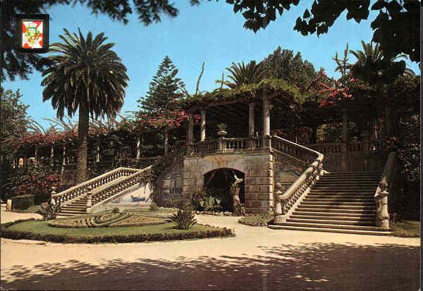 N.� 549 - AVEIRO (Portugal) Trecho do Parque - Edi��o LIFER, Porto - S/D - Dimens�es: 14,9x10,2 cm. - Col. �nio Semedo.