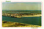 N.� 37 - AVEIRO-Portugal Vista a�rea da praia da Barra (�lhavo) - Edi��o Bruno da Rocha, Aveiro - S/D Foto de Nuno Marques - Dimens�es: 15x10,4 cm. - Col. Gra�a Maia