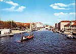 N.� 335 - AVEIRO Portugal Aspecto da Ria no Centro da Cidade - Colecci�n PERLA - S/D - Dimens�es: 14,7x10,5 cm. - Col. �nio Semedo.