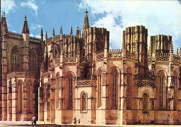 N.� 1173 - BATALHA Capelas incompletas - Ed. ZAV, Lisboa - S/D - Dimens�es 14,8x10,4 cm. - Col. Gra�a Maia.