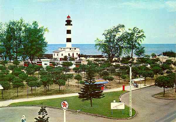 N.� 14D - BEIRA-Mo�ambique Farol - Edi��o de M. Salema & Carvalho, Ld�, Beira Mo�ambique - S/D - Dimens�es: 15x10,5 cm. - Col. Manuel B�ia (1970)