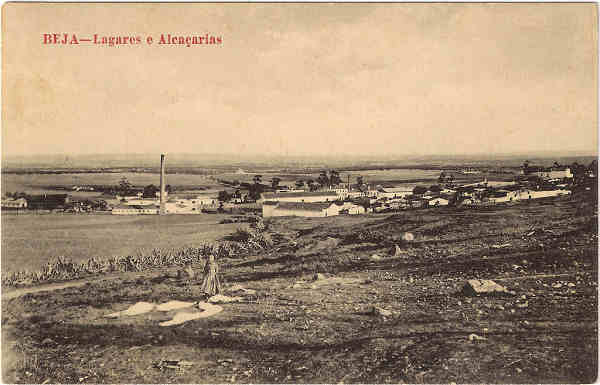 SN - BEJA - Lagares e Alca�arias - Edi��o da Ourivesaria Galinoti - SD - (Circulado em 1918) - Dim. 8,6x13,8 cm - Col. Jaime da Silva.