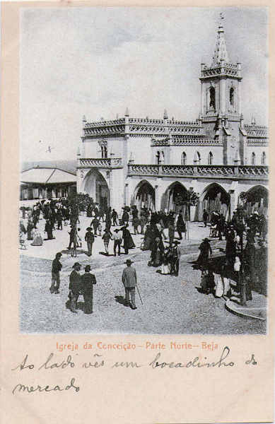 S/N - Egreja da Concei��o, parte Norte - Edi��o an�nima - Dim. 138x88 mm - Col. A. Monge da Silva. (adquirido em 1909)