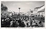 N.� 44 - Portugal Caldas da Rainha Pra�a da Rep�blica � hora do mercado - Editor Passaporte Loty (Editado em 1951) - Dimens�es: 9x14 cm. - Col. Miguel Chaby
