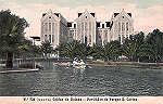 N.� 734 - Portugal Caldas da Rainha Pavilh�es do Parque D. Carlos - Editor Alberto Malva (Editado em 1908) - Dimens�es: 9x14 cm. - Col. Miguel Chaby