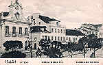 N.� 533 - Portugal Caldas da Rainha Pra�a Maria Pia - Editor M&R, Lisboa (Editado em 1907) - Dimens�es: 9x14 cm. - Col. Miguel Chaby