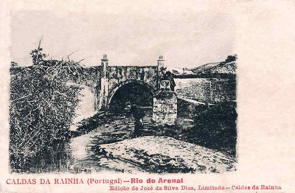 S/N - Portugal Caldas da Rainha Rio do Arenal - Editor Jos� da Silva Dias (Editado em 1920) - Dimens�es: 9x14 cm. - Col. Miguel Chaby