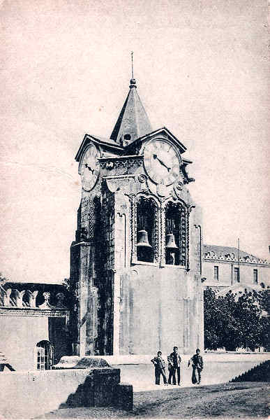 S/N - Portugal - Caldas da Rainha Torre da Igreja matriz - Editor Jos� da Silva Dias (Editado em 1912) - Dimens�es: 14x9 cm. - Col. MiguelChaby