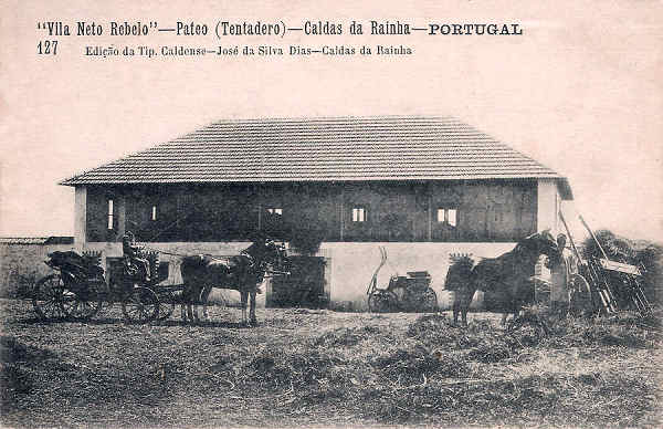 N.� 127 - Portugal Caldas da Rainha-Chalet Vila Neto Rebelo - Editor Jos� da Silva Dias (Editado em 1912) - Dimens�es: 9x14cm. - Col. Miguel Chaby