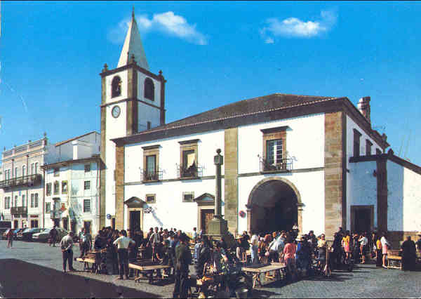 N� 534 - CASTELO DE VIDE. Pa�os do Concelho - Ed. PERLA - SD - Circulado em 1978 - Dim. ??,?x?,? cm - Col. A. Monge da Silva