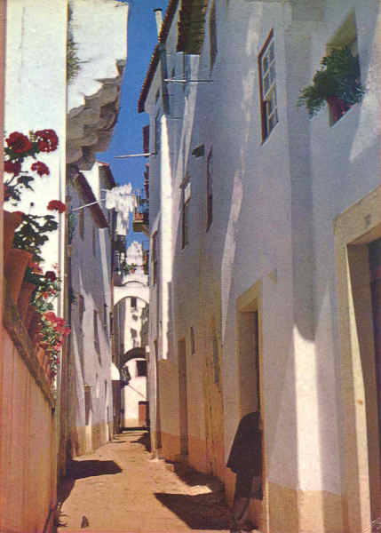 N� 5 - CASTELO DE VIDE. Travessa da Galhofa - Edi��o Comiss�o Municipal de Turismo - SD - Circulado em 1965 - Dim. 14,9x10,4 cm - Col. A. Monge da Silva