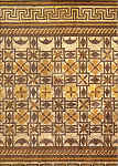 N.� 70 - MUSEU MONOGR�FICO DE CON�MBRIGA. Casa dos repuxos. Peristilo. Pormenor do mosaico. S�c. 3 d. C. - Fot�grafo DELFIM FERREIRA - Impressores EDARTE, Porto - SD - Dim. 14,6x10,5 cm. - Col. F�tima B�ia.