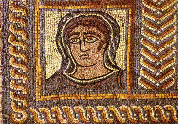 N.� 28 - Edi��o do MUSEU MONOGR�FICO DE CON�MBRIGA. Mosaico das quatro esta��es. Inverno. S�c. III - LIFER, Porto - SD - Dim. 14,6x10,5 cm. - Col. F�tima B�ia.