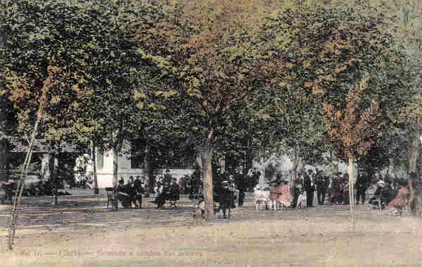 N� 10 - Curia - Gosando a sombra das arvores - Ed. Bazar Soares -Porto - Dim. 13,9x8,8 cm - Col. A. Sim�es (063).