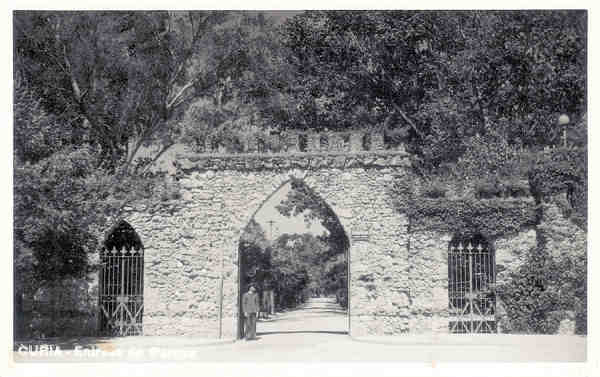 SN - CURIA - Entrada do Parque - Editor n�o indicado (fotogr�fico) - Dim. 13,8x8,8 cm - Colec. A. Sim�es (179).