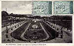 N� 70 - PORTUGAL - CURIA. Um trecho do Jardim do Palace Hotel - Ed. Alexandre d'Almeida, LISBOA - 14,1x9,0 cm - Circ. IV-1943 - Col. A. Sim�es (265).