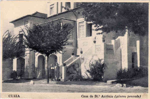 SN - CURIA Casa de St� Antonio - Ed. Neogravura-Lisboa - Dim. 14.3x9,4 cm - Col. A. Sim�es (116).