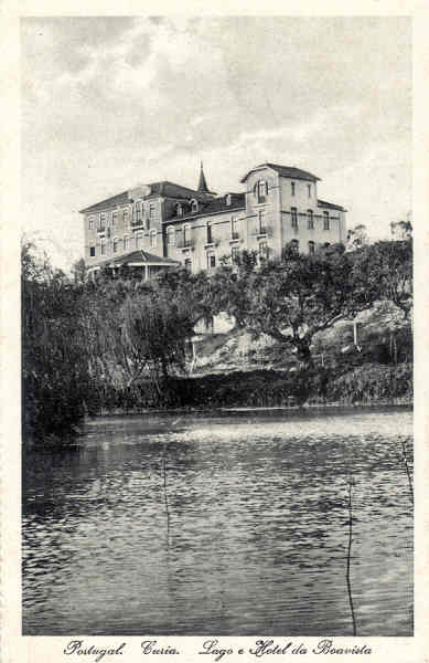 SN - Portugal. Curia. Lago e Hotel da Boavista - Ed. Bazar Soares, Porto-Curia - Dim. 13,8x9,0 cm - Col. A. Sim�es (313)