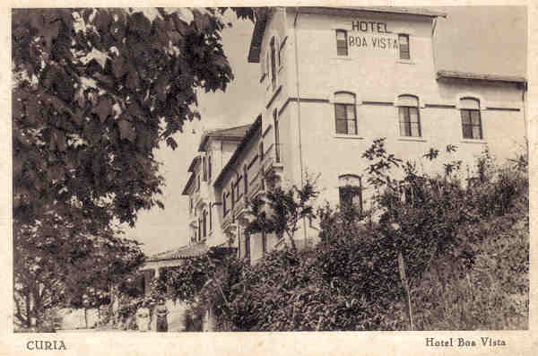 SN - CURIA - Hotel Boa Vista - Neogravura, Limitada, Lisboa - Dim. 14,4x9,7 cm - Col. A. Sim�es (074)