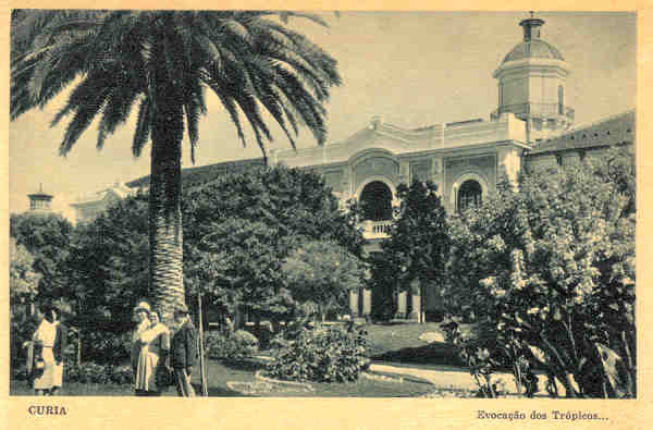 SN - CURIA Evoca��o dos Tr�picos... - Ed. Casa dos Bordados e Crochets das Ilhas Eduardo F. Neves - Dim 14,4x9,7 cm - Col. A. Sim�es (180-2).