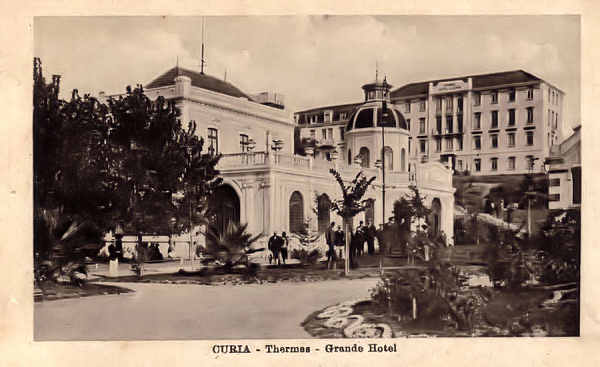 SN - CURIA - Thermas - Grande Hotel - (caderneta) - Ed. Alberto Malva, Lisboa - SD - Dim 14,4x8,9 cm - Col. A. Sim�es (030).
