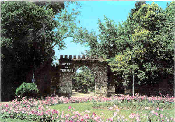 N� 16 - CURIA - Portugal - Entrada do Parque - Ed. Junta de Turismo da Curia - 15,0x10,4 cm. - Col. A. Sim�es 1041.