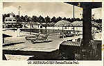 N.� 123 - Portugal Curia Paraiso, Piscina, Praia - Editor Alexandre D'Almeida - Lisboa - Dimens�es: 14x9 cm. - circulado 5-8-1940