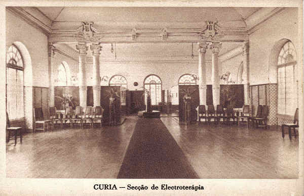 SN - CURIA - Sec��o de Electroterapia - Neogravura, Lda - Lisboa - Dim. 14,1x9,2 cm - Col. A Sim�es (059).