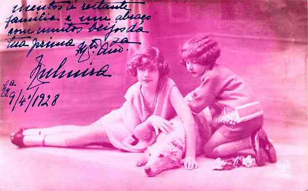 A NOYER 1256 - Editor Ileg�vel (Made in France)  - S/D - Dimens�es: 13,8x8,6 cm. - Col. Carneiro da Silva (Circulado em 09/04/1928)