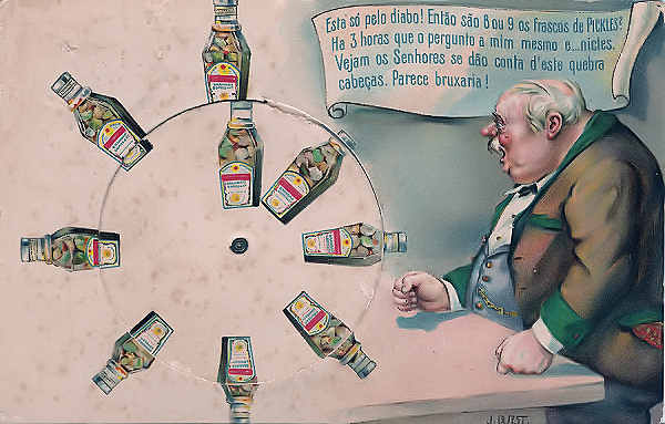 Portugal. Espinho. Postal publicit�rio da F�brica Brand�o Gomes & Ca - Dim. 14x9 cm - Col.Miguel Chaby