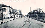 N� 6-B - Espinho (Portugal). Avenida 8 (Antiga Serpa Pinto) - Ed. A. F. Porto - SD - Dim. 14x9 cm. - Col. M. Chaby.