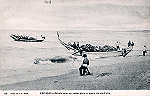 N� 116 - Portugal. Espinho. Sahida com as redes para a pesca da sardinha - Editor Emilio Biel - Dim. 14x9 cm. - Col. M. Chaby