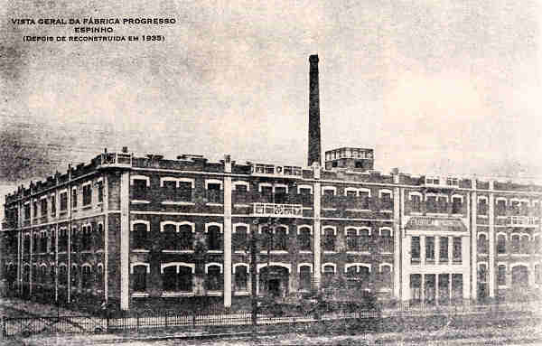 SN - Portugal. Espinho. Vista geral da f�brica Progresso - Editor n�o indicado - Dim. 14x9 cm. - Col. M. Chaby