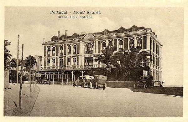 S/N - Portugal. Mont'Estoril. Grand' Hotel Estrade - Editor n�o referido - S/D - Dimens�es: 14x9 cm. - Col. an�nimo.