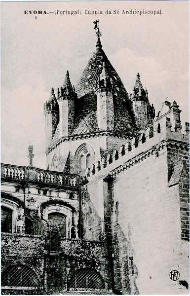 N� 6 - Cupula da S� Archiespiscopal - 2019-Edi��o F. A. Martins, Lisboa - Col. A. Monge da Silva (cerca de 1909)