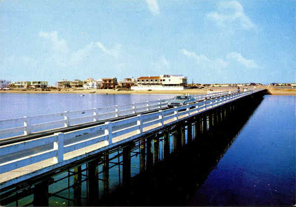 N.� 1500 - FARO Ponte da Ilha de Faro - Edi��o Portugal Tur�stico - S/D - Dimens�es: 14,7x10,3 cm. - Col. Gra�a Maia