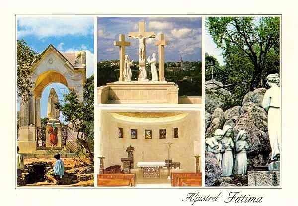 N.� 1542/A - ALJUSTREL F�TIMA - Edi��o do Centro de Caridade "Nossa Senhora do Perp�tuo Socorro" PORTO - S/D - Dimens�es: 14,9x10,5 cm. - Col. Manuel B�ia.