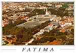 N.� 480 - F�TIMA (Portugal) Panorama a�reo - Edi��o Miss�es Consolata, Apart. 5  2496 F�tima Codex - S/D - Dimens�es: 15x10,5 cm. - Col. Manuel B�ia.
